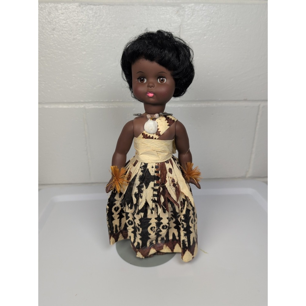 Vintage Black Doll Made in England African American 14"